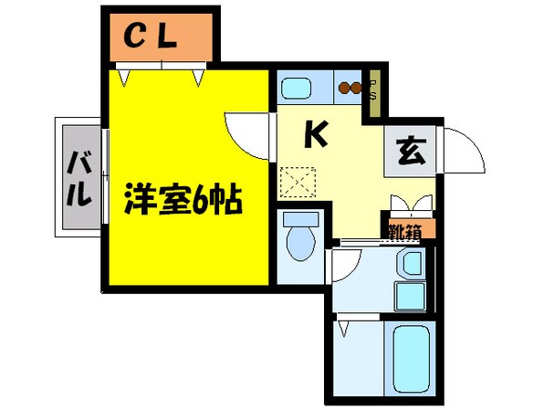 プチメゾン鳳の物件間取画像